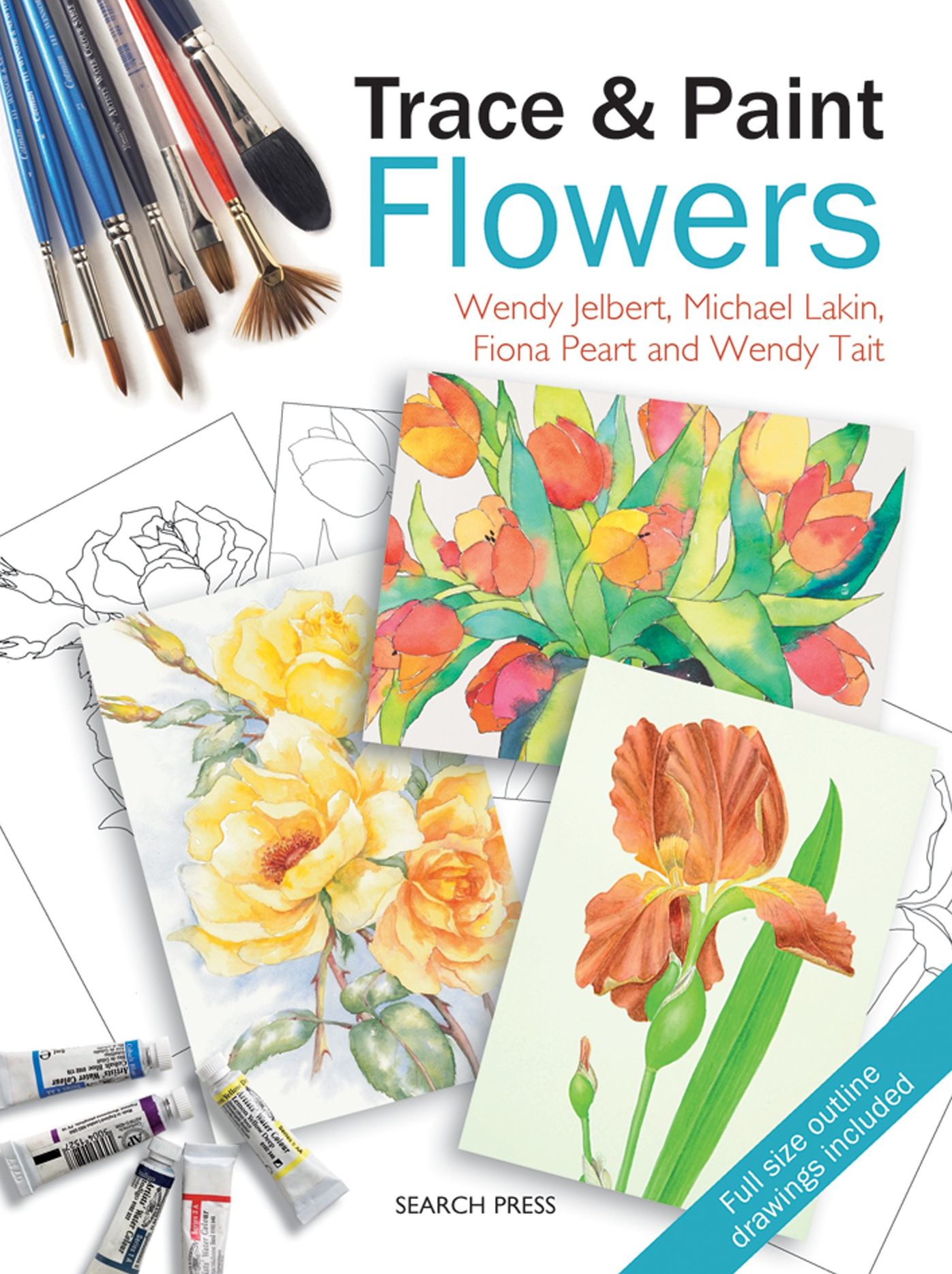 Trace & Paint Flowers