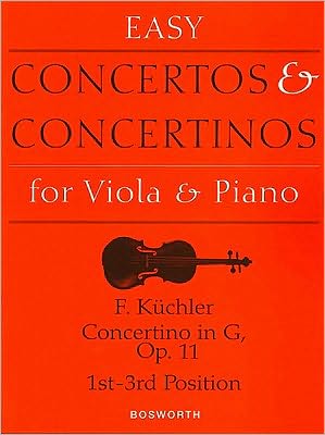 Concertino in G, Op. 11: Easy Concertos and Concertinos Series for Viola and Piano