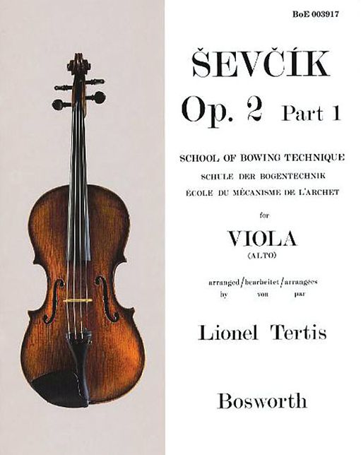 Sevcik for Viola - Opus 2, Part 1: School of Bowing Technique