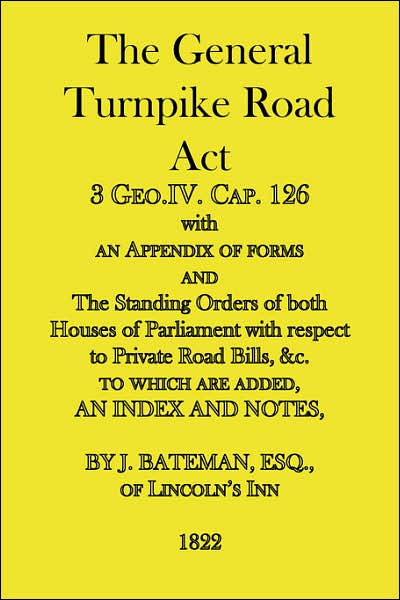 The General Turnpike Road Act