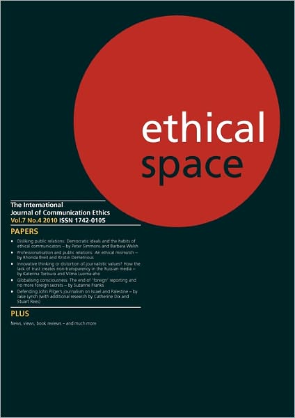 Ethical Space Vol.7 Issue 4