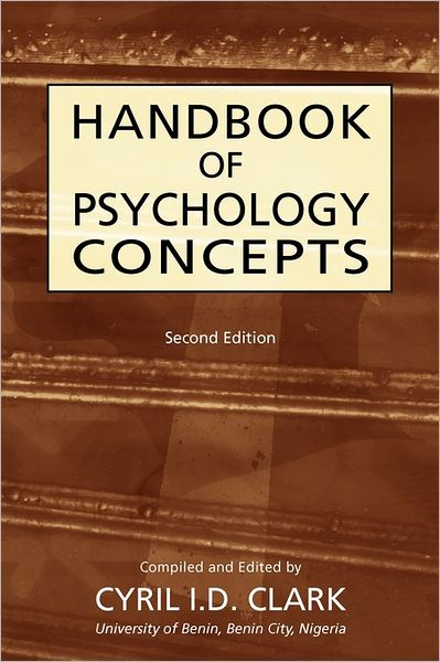 Handbookof Psychology Concepts