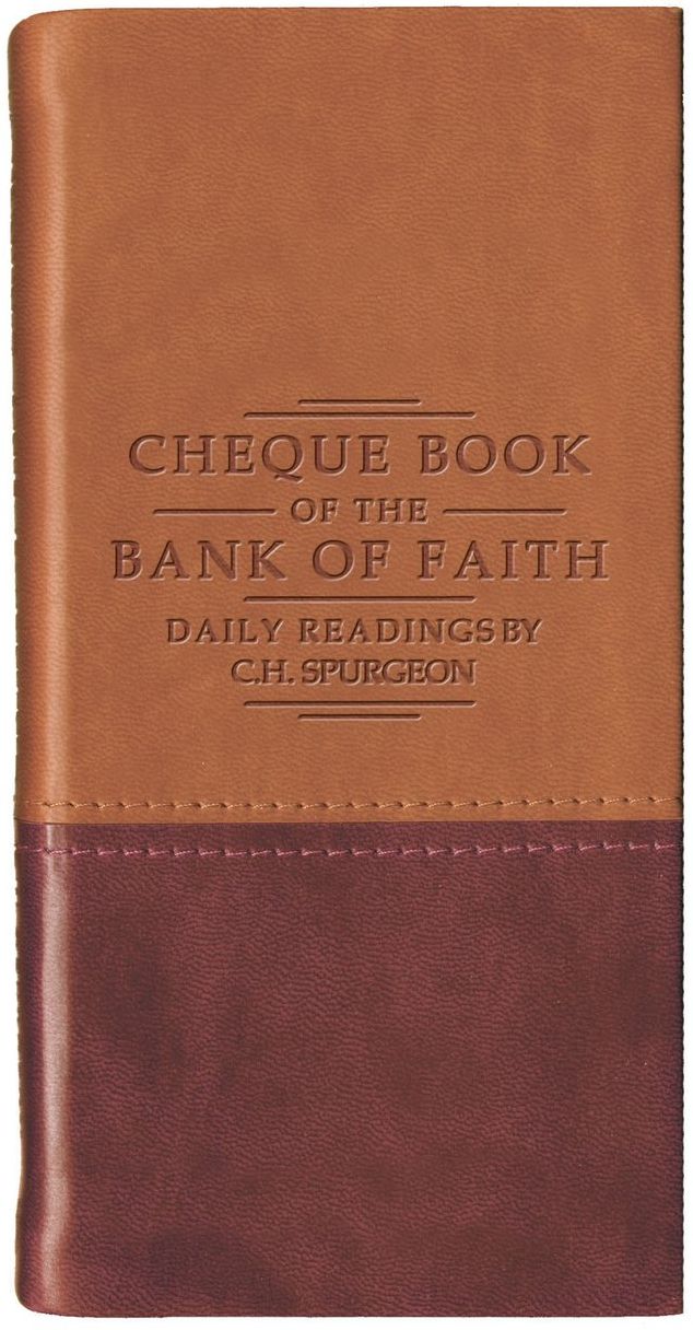 Chequebook Of The Bank Of Faith Tan/burg