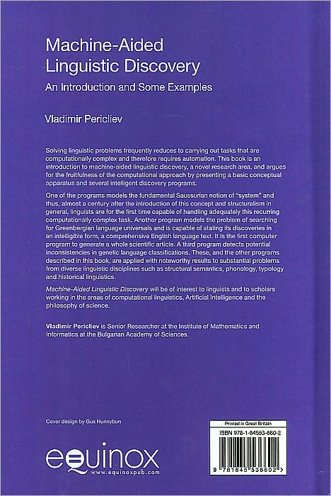 Machine-Aided Linguistic Discovery: An Introduction and Some Examples