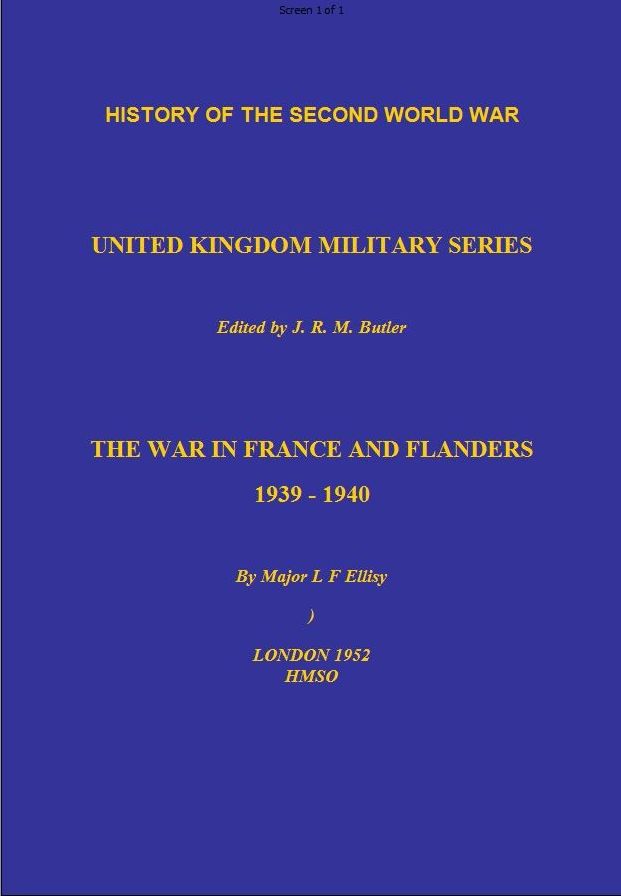 The War in France and Flanders