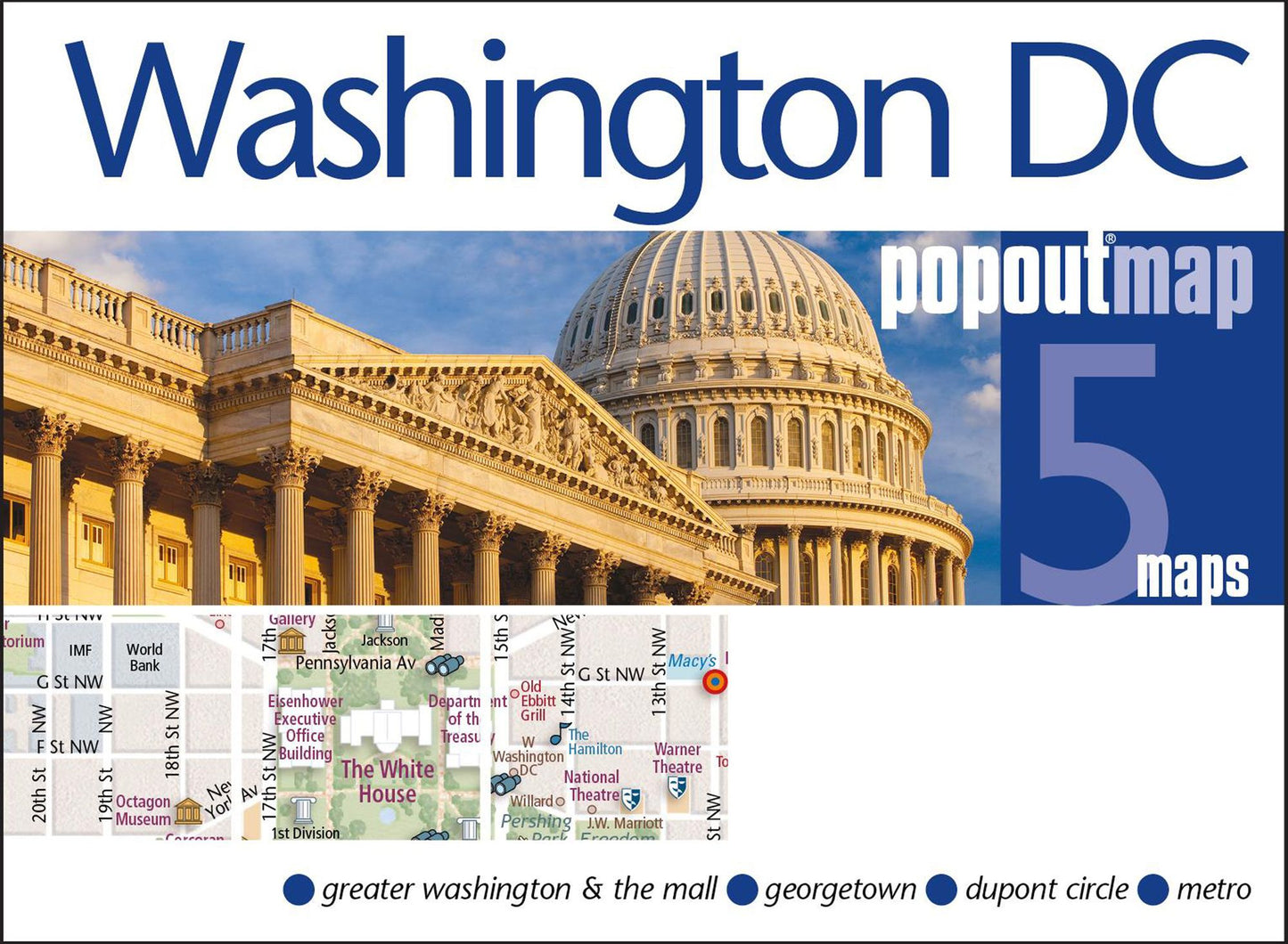 Washington, DC PopOut Map