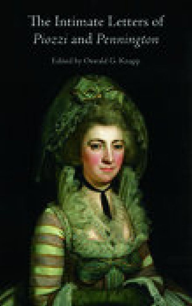The Intimate Letters of Piozzi and Pennington