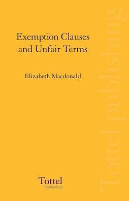 Exception Clauses and Unfair Terms