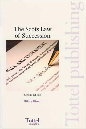 The Scots Law of Succession