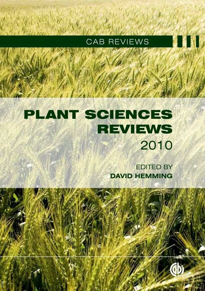 Plant Sciences Reviews 2010