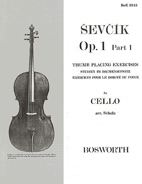 Sevcik for Cello - Op. 1, Part 1: Thumb Placing Exercises
