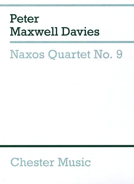 Naxos Quartet No. 9: String Quartet Study Score