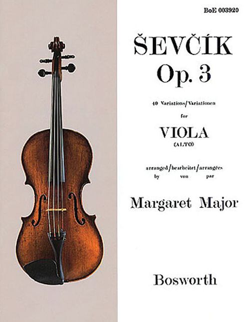 Sevcik for Viola - Opus 3: 40 Variations