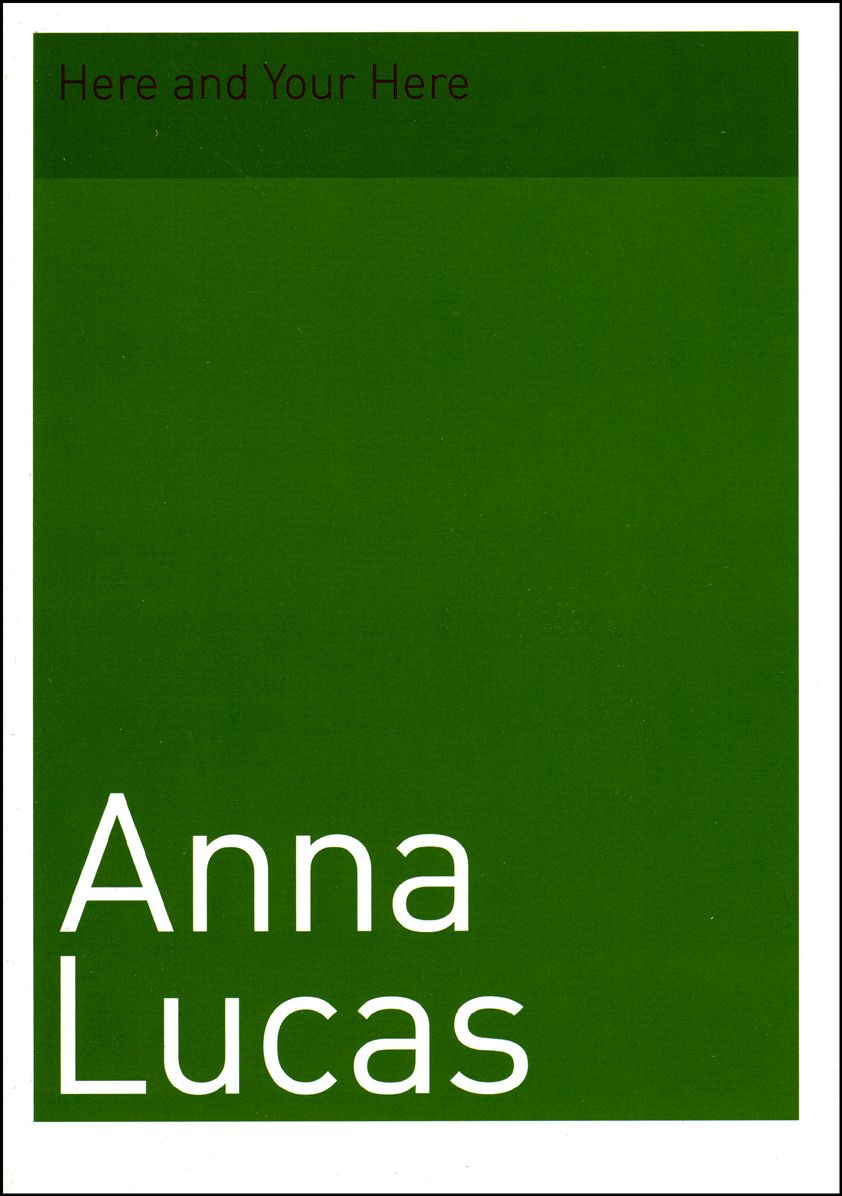 Anna Lucas: Here and You're Here