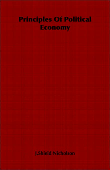 Principles Of Political Economy