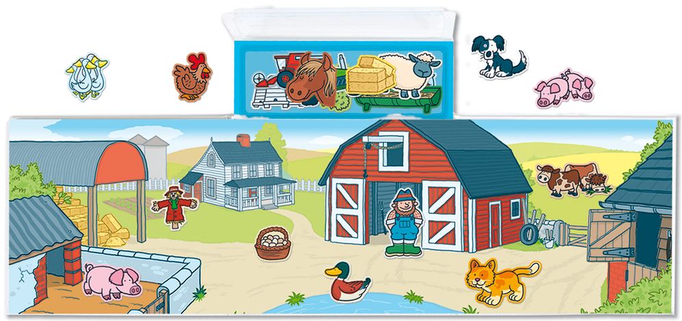 On the Farm: Magnetic Play Scenes
