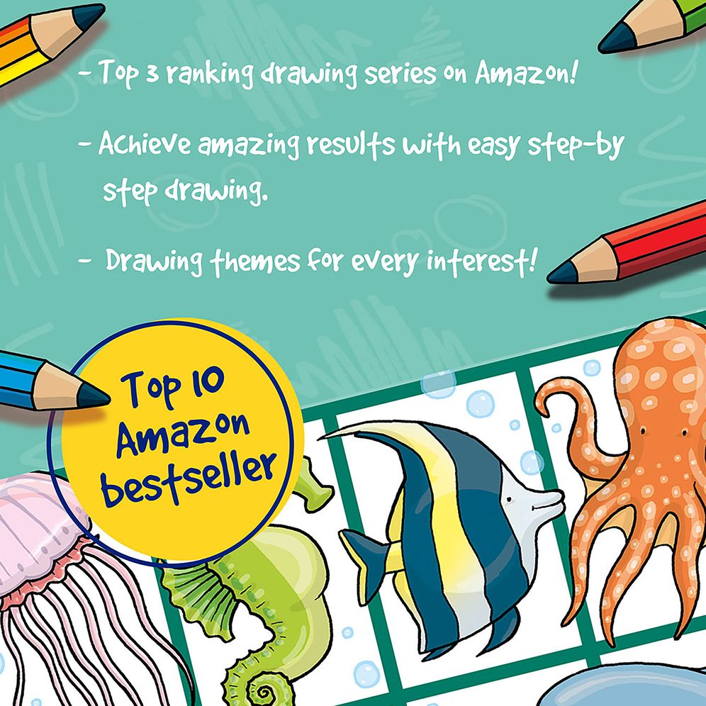 How to Draw 101 Dolphins & Other Sea Animals