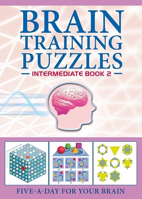 Brain Training Puzzles: Intermediate Book 2: Five-A-Day for Your Brain