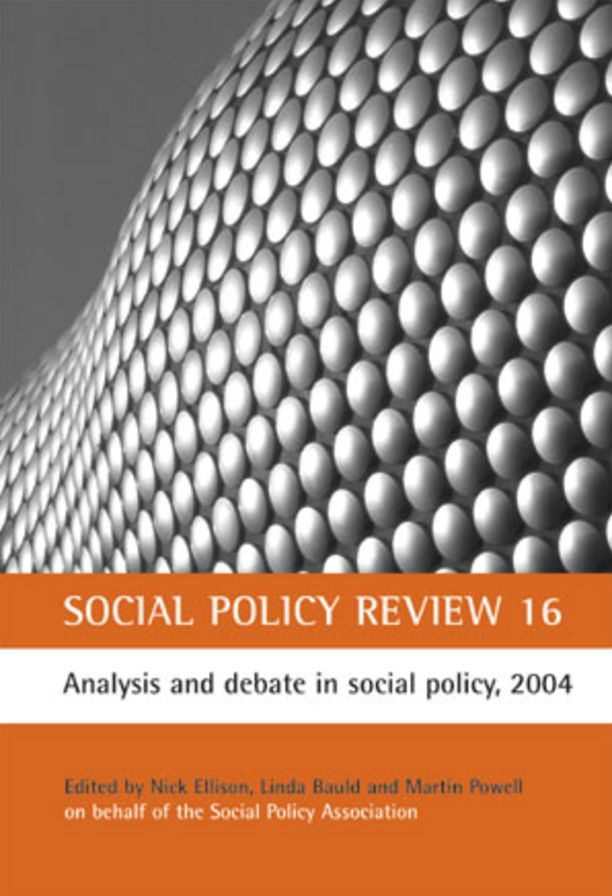 Analysis and Debate in Social Policy 2004