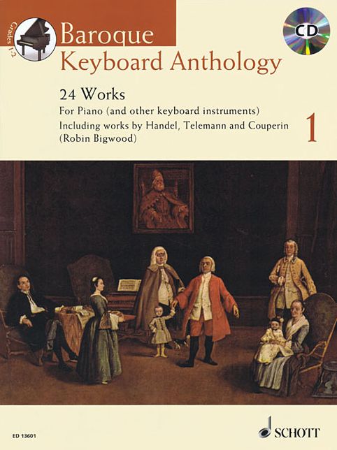 Baroque Keyboard Anthology Volume 1: 24 Works for Piano