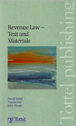 Revenue Law: Text and Materials