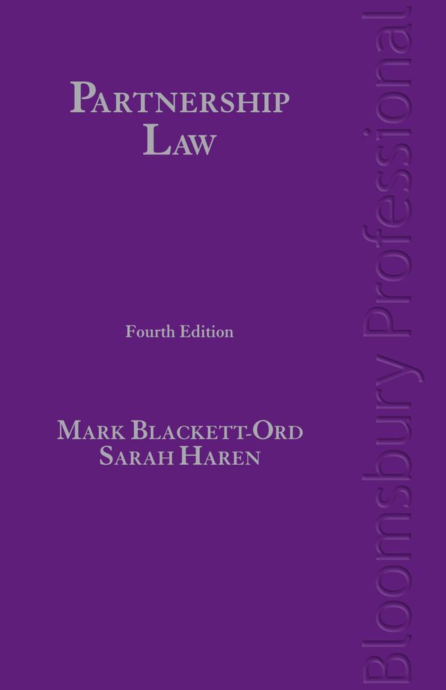 Partnership Law: The Modern Law of Firms, Limited Partnerships and LLPs (Fourth Edition)