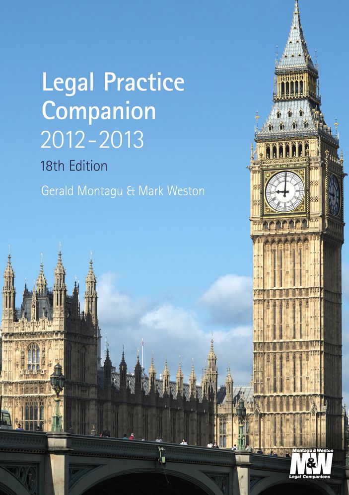 Legal Practice Companion 2012/13: Eighteenth Edition