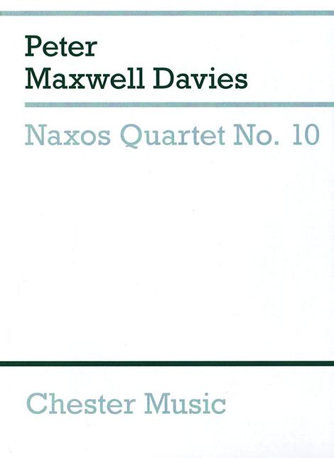 Naxos Quartet No. 10: String Quartet Study Score