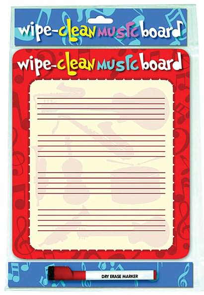 Wipe Clean Music Board: Portrait Edition