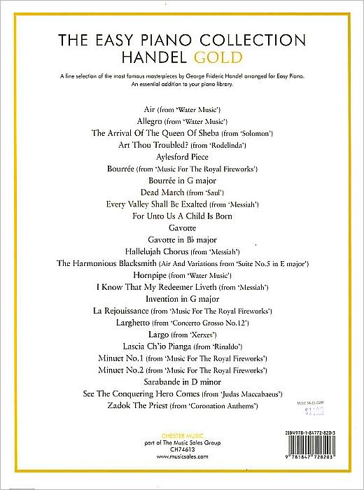 Handel Gold: The Easy Piano Collection