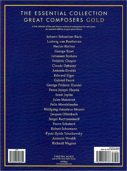 Great Composers Gold - The Essential Collection: Piano Solo