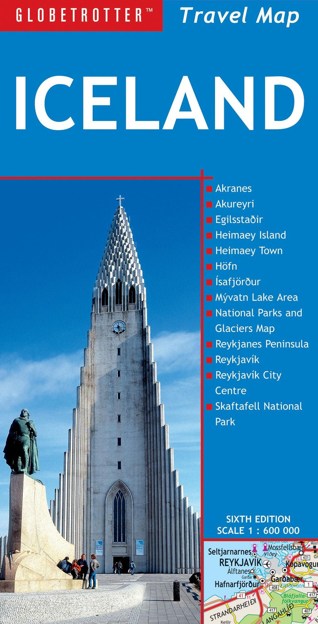 Iceland Travel Map, 6th