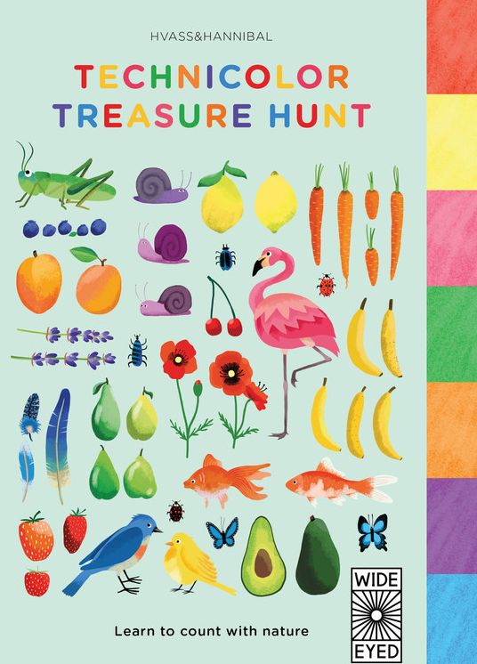 Technicolor Treasure Hunt: Learn to count with nature