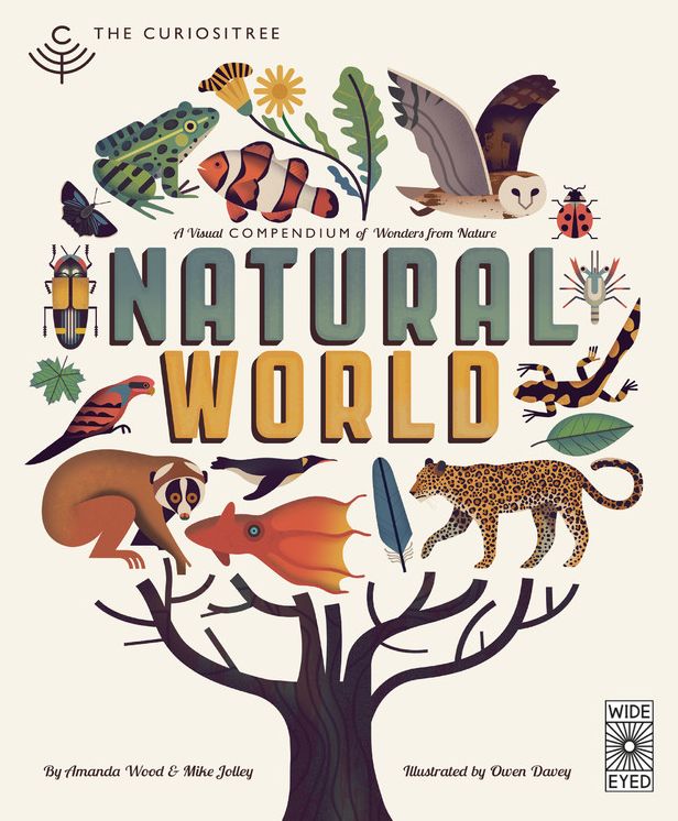 Curiositree: Natural World: A Visual Compendium of Wonders from Nature - Jacket Unfolds Into a Huge Wall Poster!
