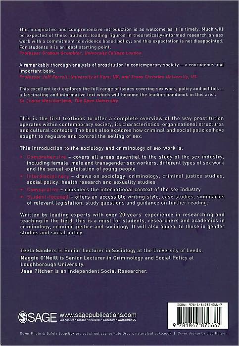 Prostitution: Sex Work, Policy and Politics