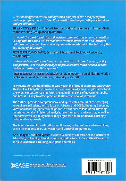 Education and Training 14-19: Curriculum, Qualifications and Organization