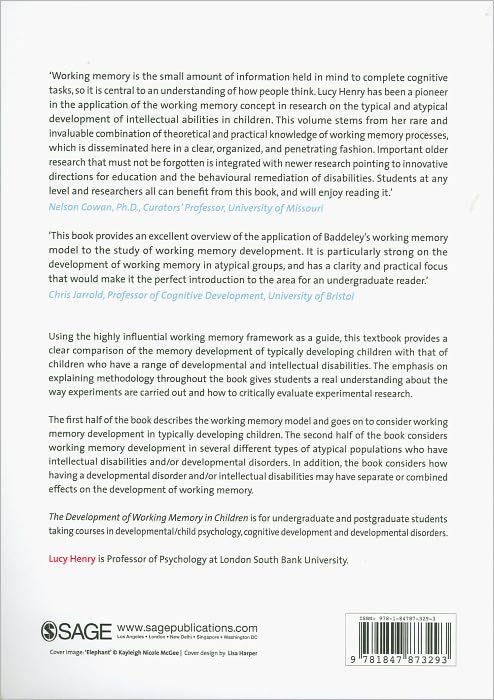 The Development of Working Memory in Children
