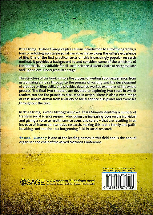Creating Autoethnographies