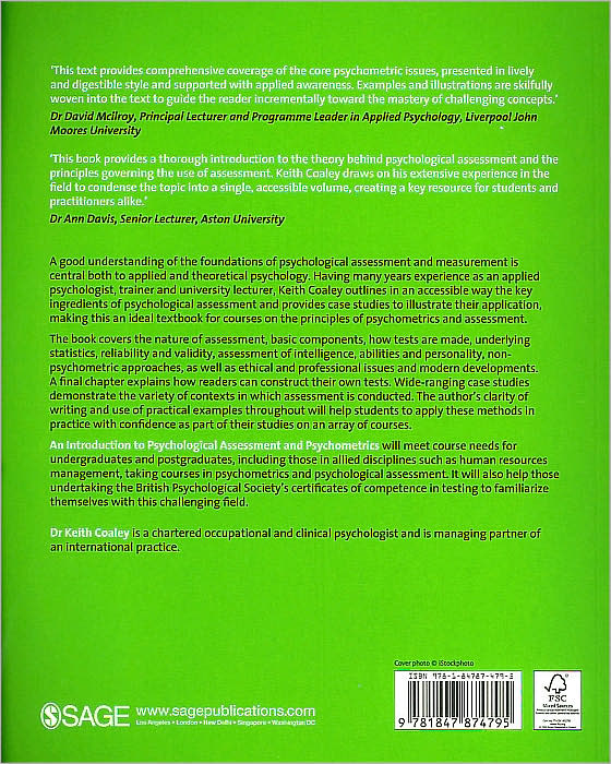 An Introduction to Psychological Assessment and Psychometrics