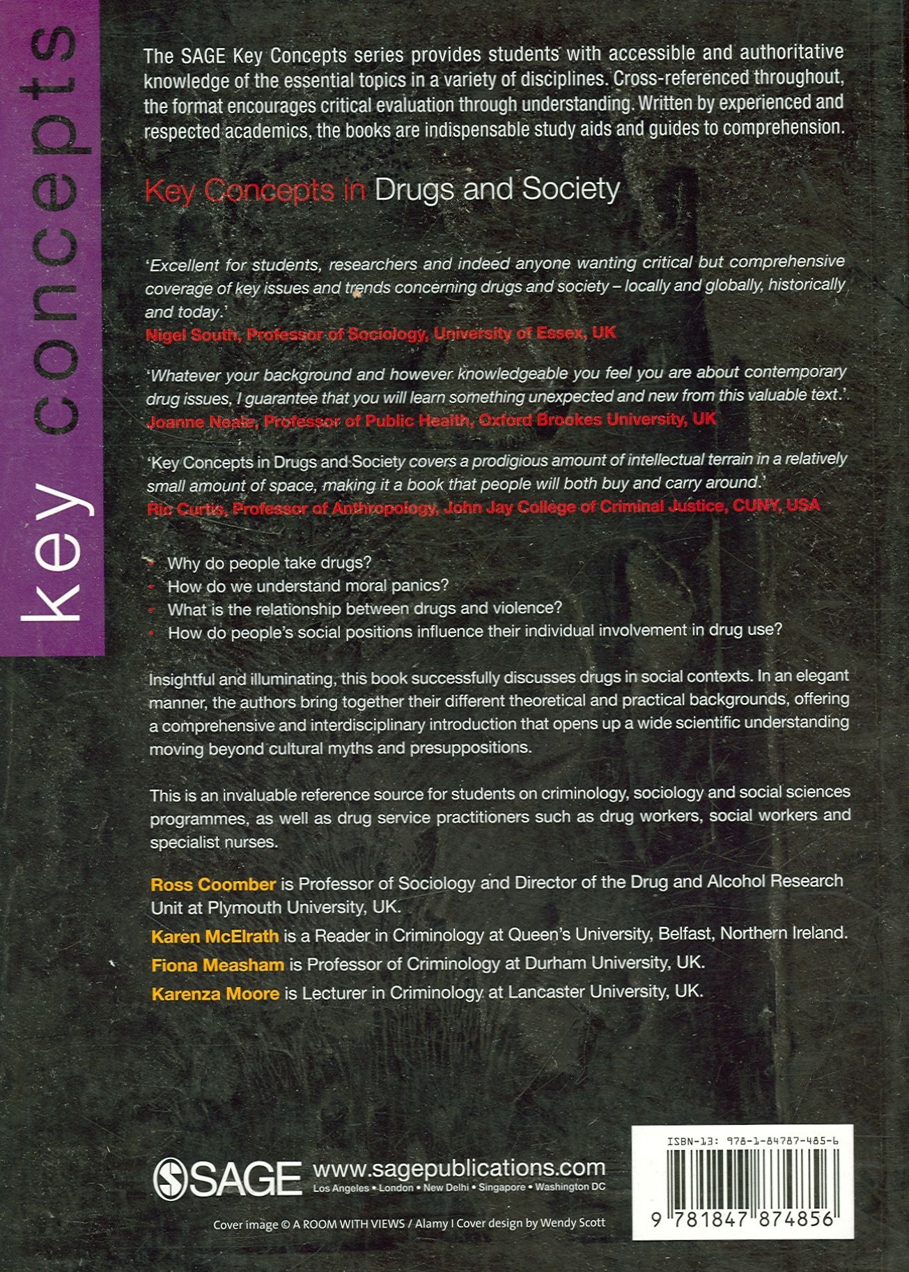 Key Concepts in Drugs and Society
