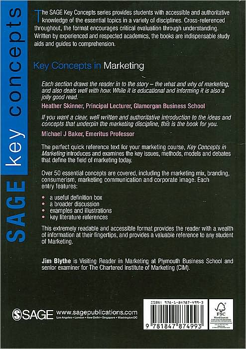 Key Concepts in Marketing