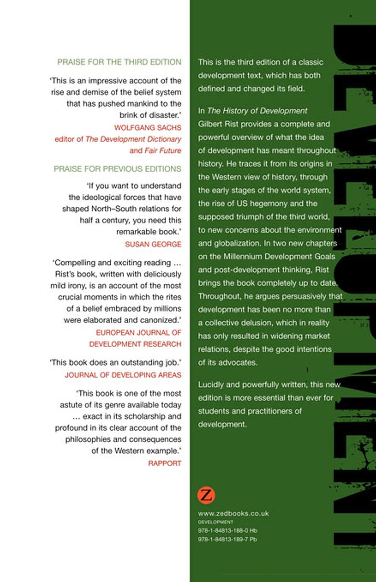 The History of Development: From Western Origins to Global Faith