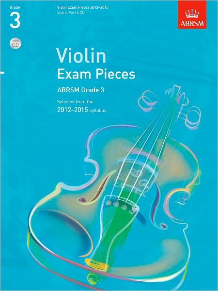 Violin Exam Pieces G 3 Score Part & CD