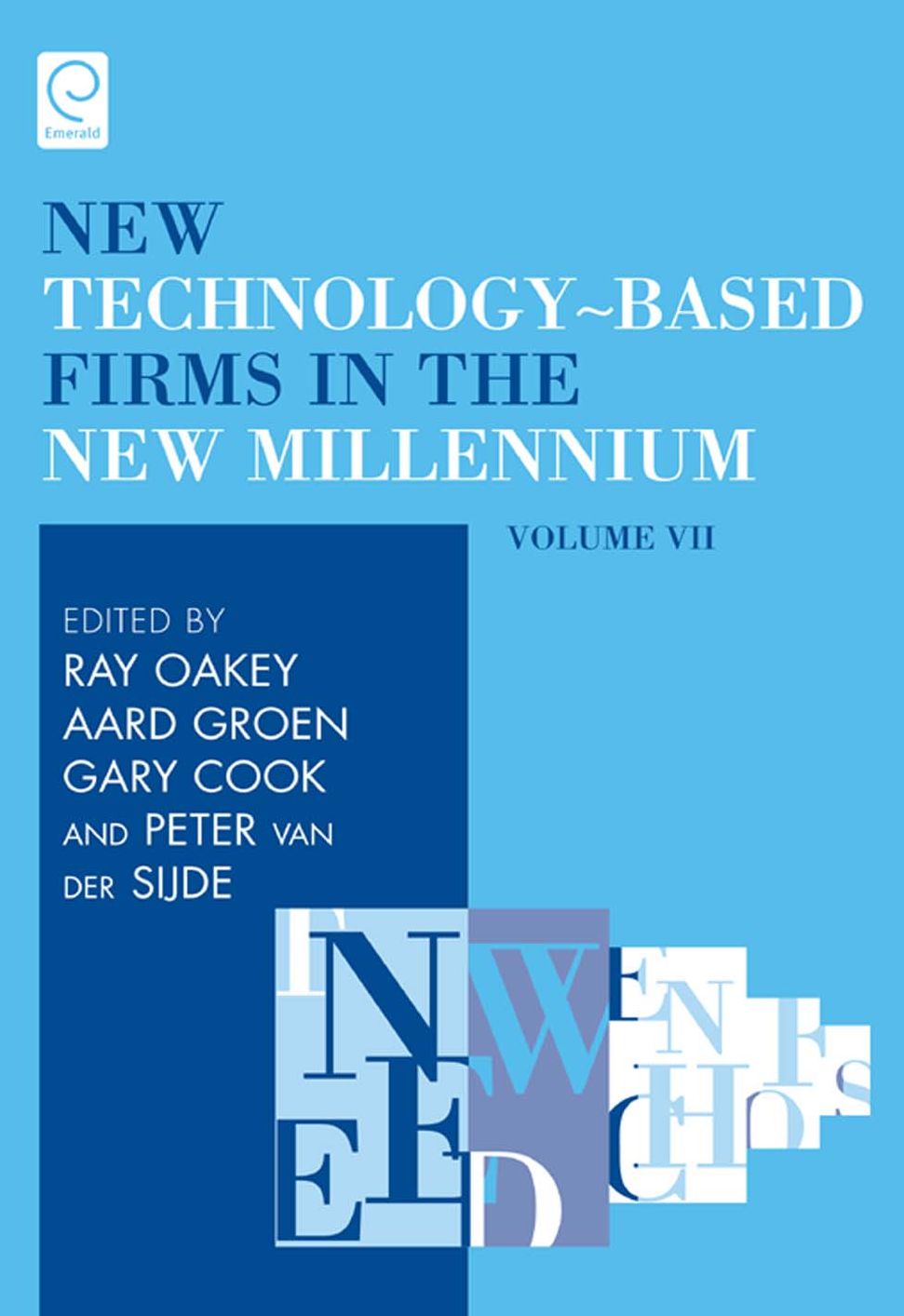 New Technology-Based Firms in the New Millennium, VII