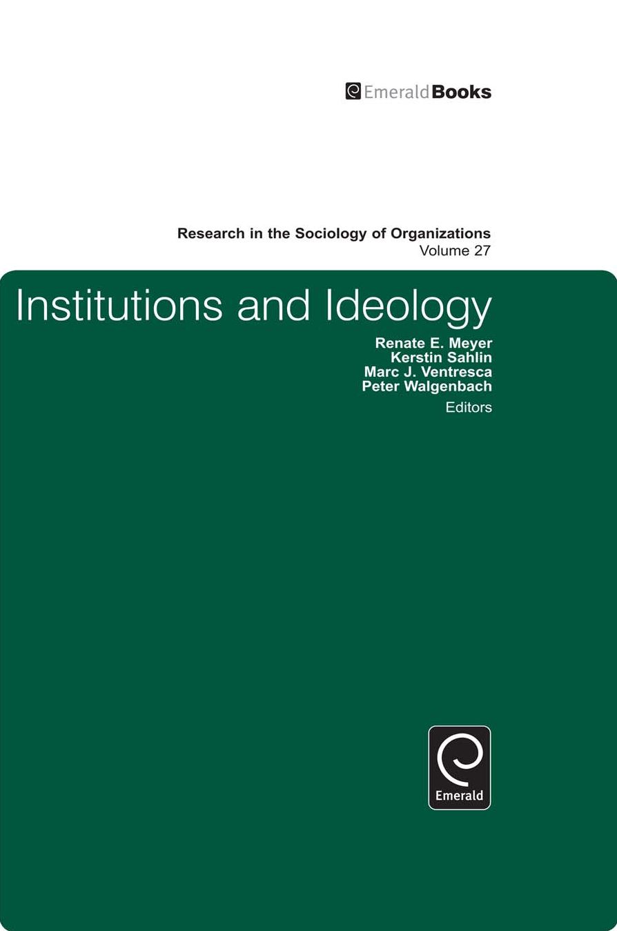 Institutions and Ideology
