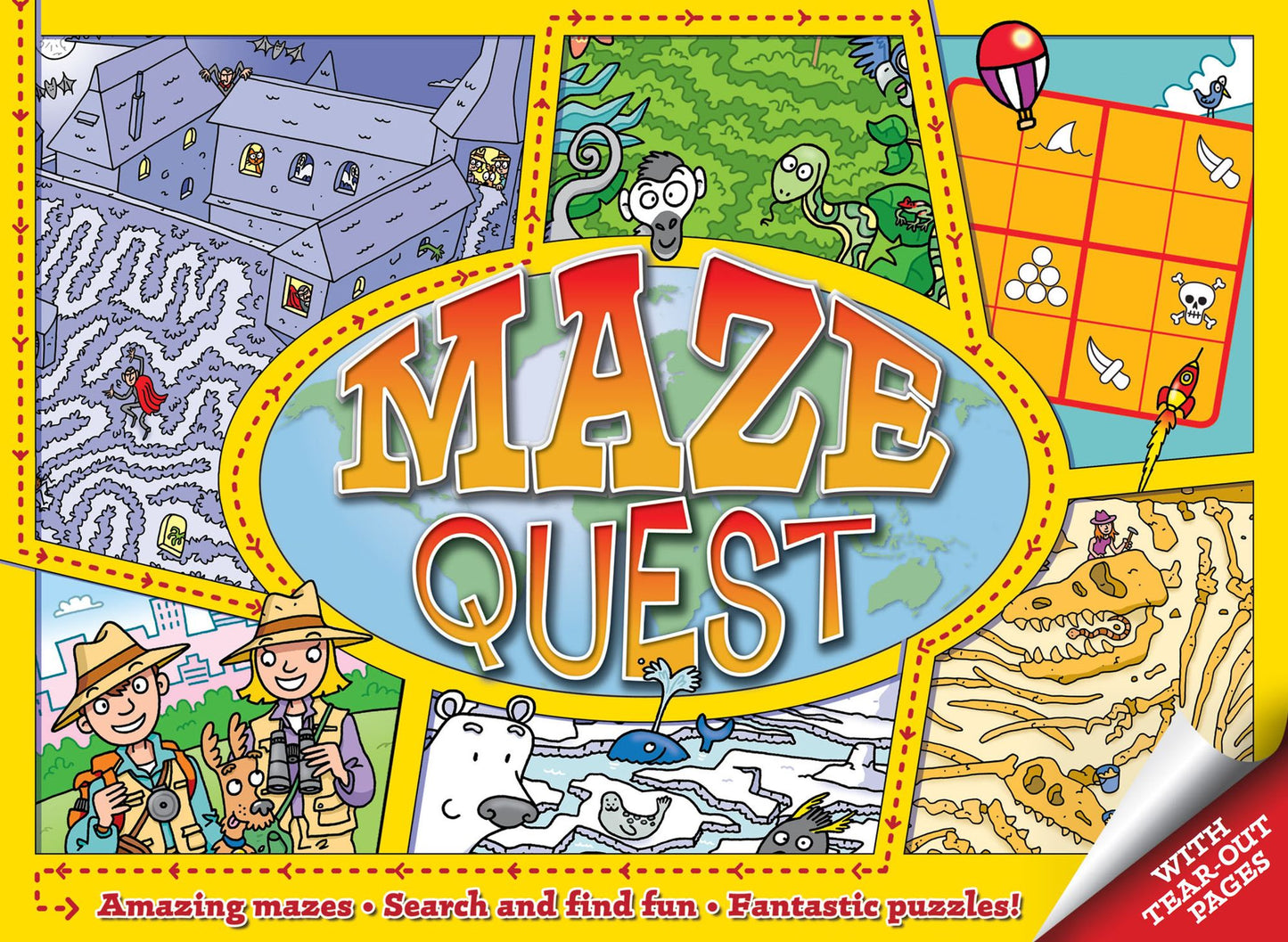 Maze Quest: Navigate the Mazes, Complete the Search & Find, Solve the Puzzle Fun