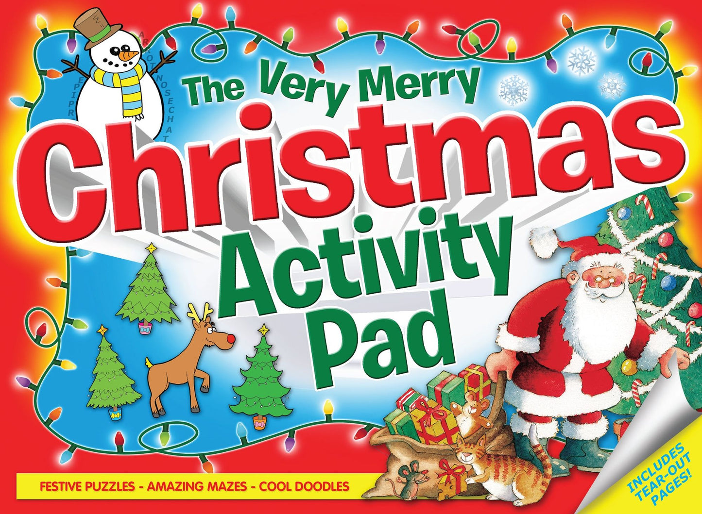 Very Merry Christmas Activity Pad: Festive Puzzles, Amazing Mazes, Cool Doodles, Fantastic Fun!