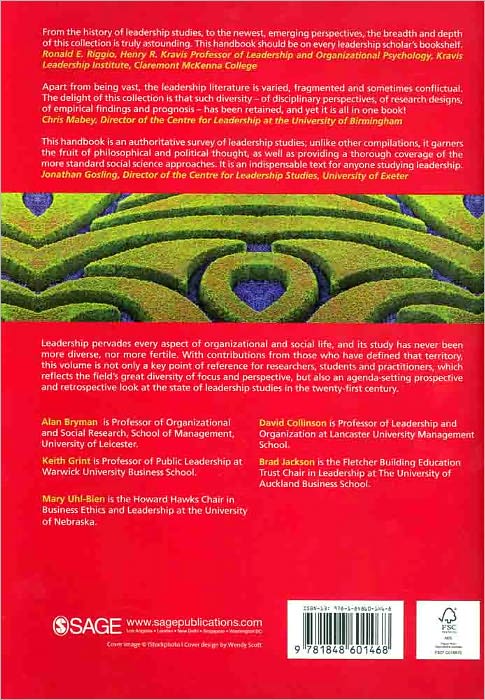 The SAGE Handbook of Leadership