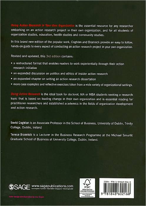Doing Action Research in Your Own Organization