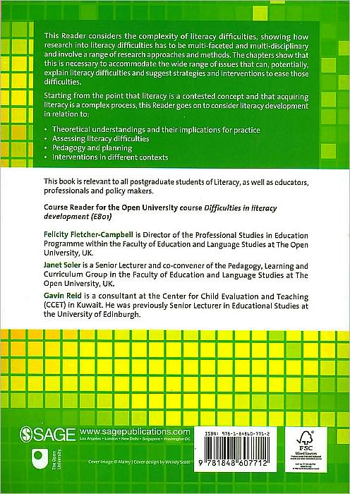 Approaching Difficulties in Literacy Development: Assessment, Pedagogy and Programmes